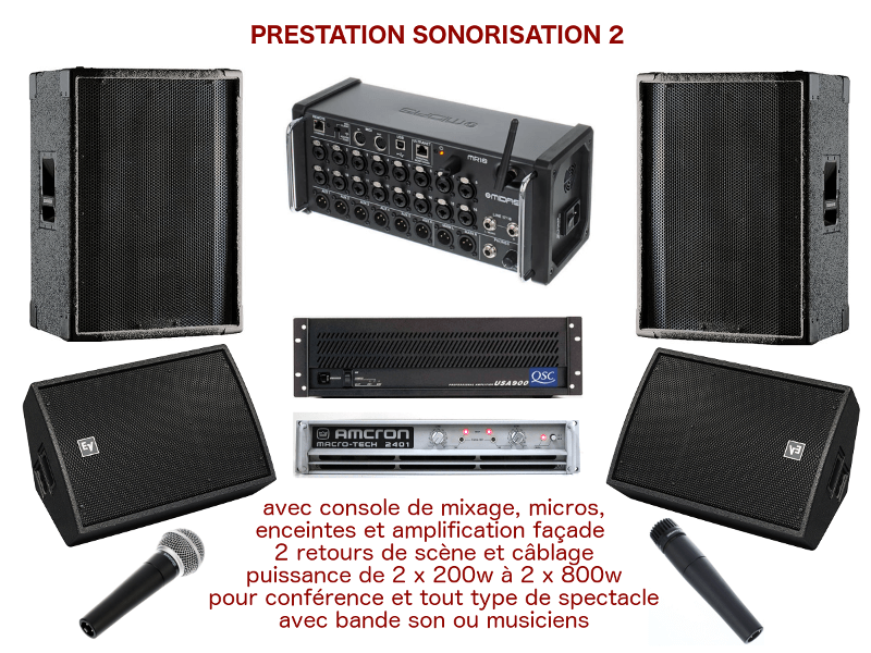 Prestation sonorisation 2 - SUDSONORISATION