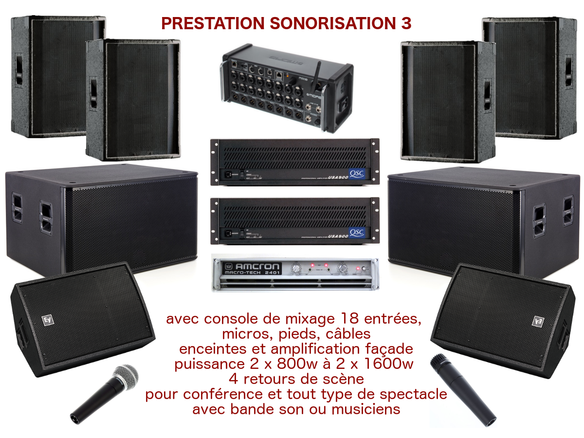 Prestation sonorisation 3 - SUDSONORISATION